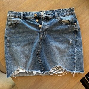 ONLY Women’s Jean Skirt 42 Stretch